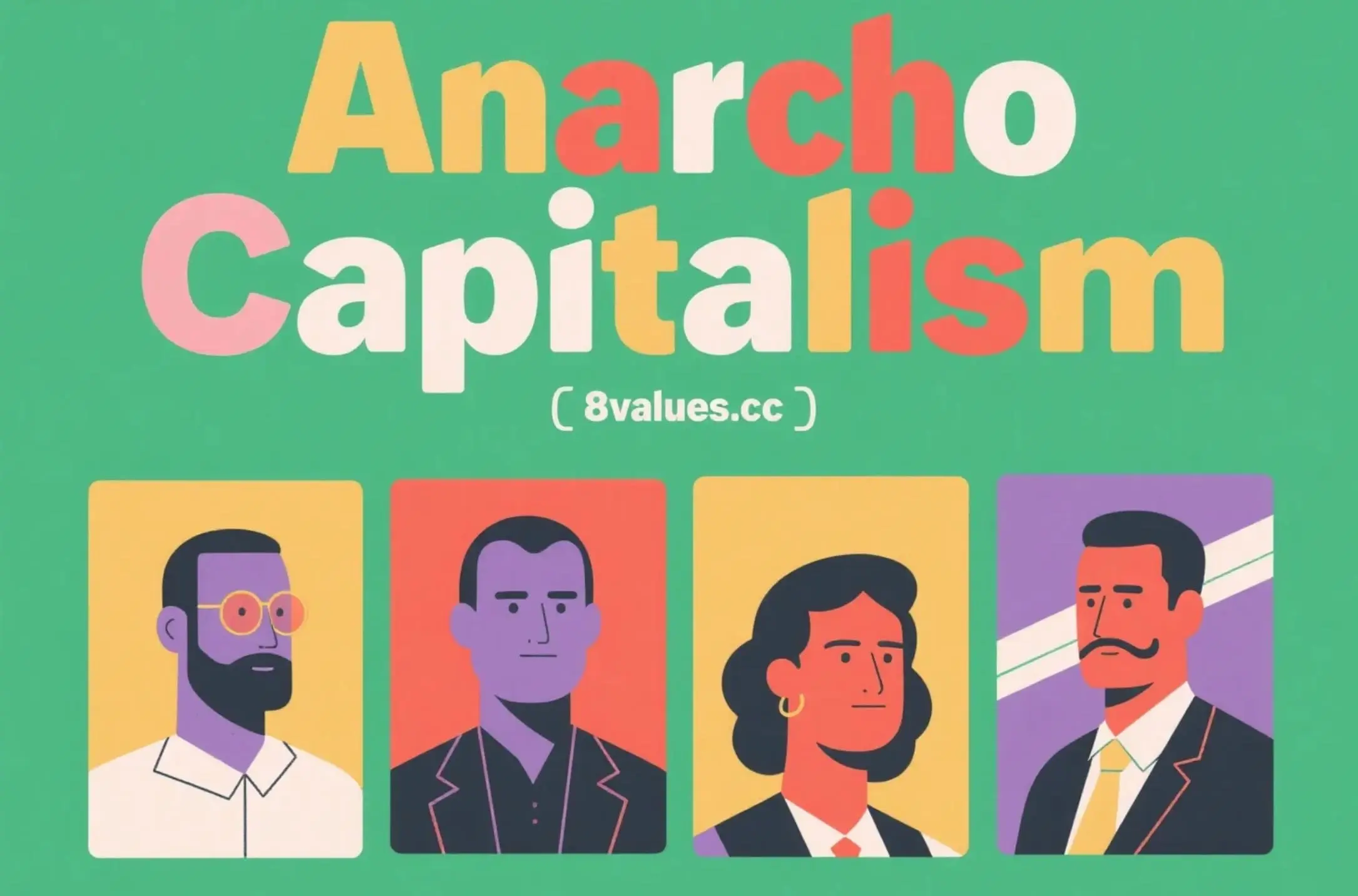Anarcho-Capitalism | 8values Interpretation of ideological ideology in political tests