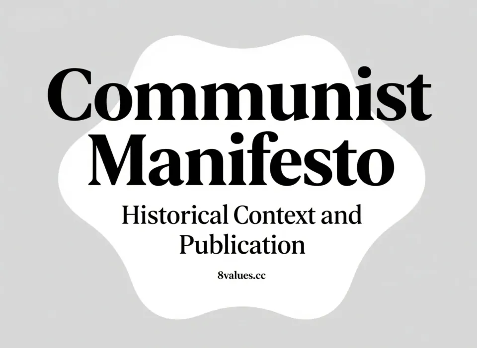 《共產黨宣言》（The Communist Manifesto）的誕生：歷史背景、起草與深遠影響