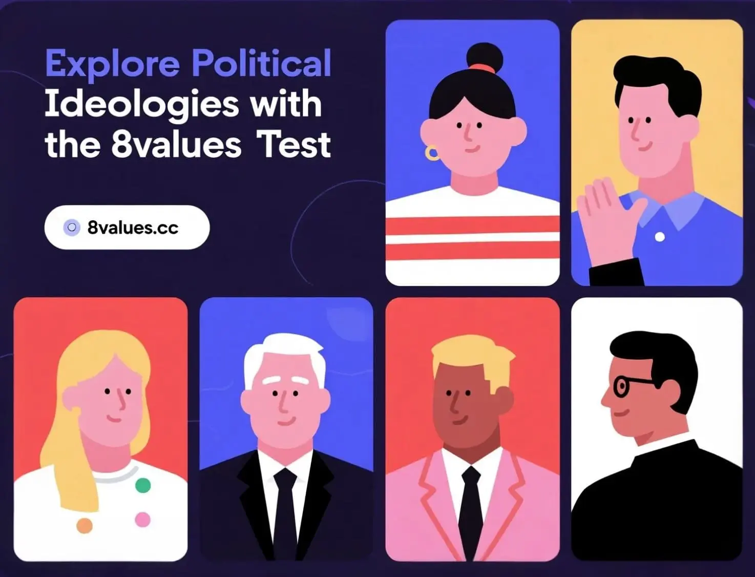 8values In-depth analysis of test dimensions one by one + comparison table of typical political figures