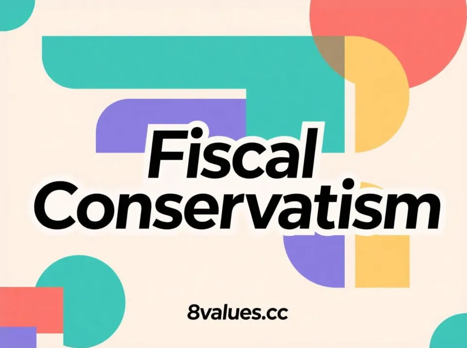 An in-depth interpretation of the political and economic philosophy of Fiscal Conservatism