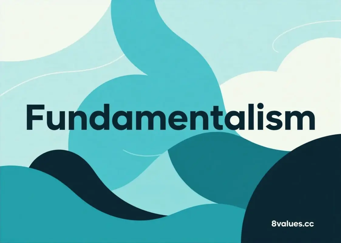 Fundamentalism | 8values Interpretation of ideological ideology of political tests