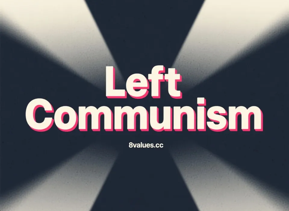 Interpretation of Left Communism: Radical Marxist trend of thought that criticizes Leninism and state capitalism