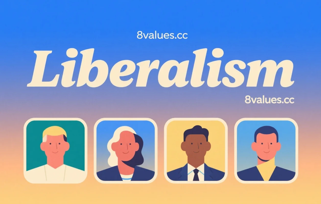 Libéralisme | 8 Values Interprétation de l'idéologie idéologique dans les tests politiques