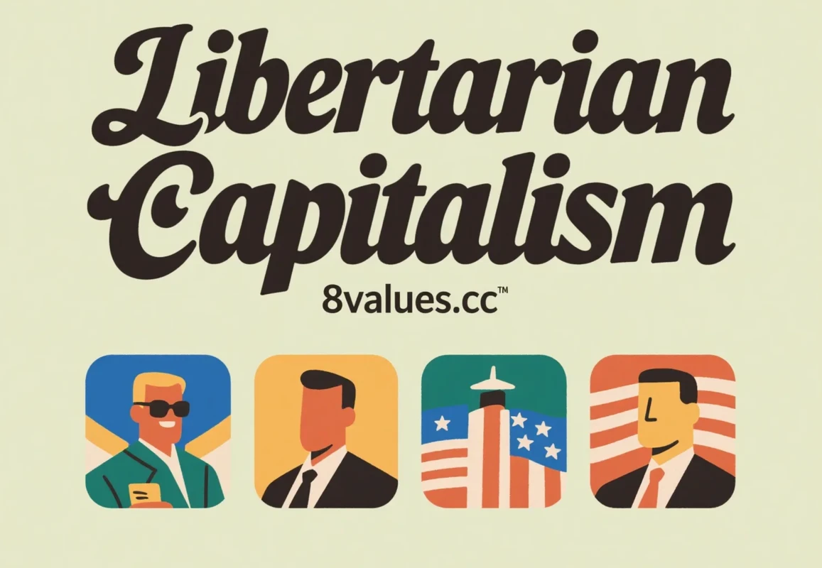 Libertarian Capitalism | 8values Interpretation of ideological ideology in political tests