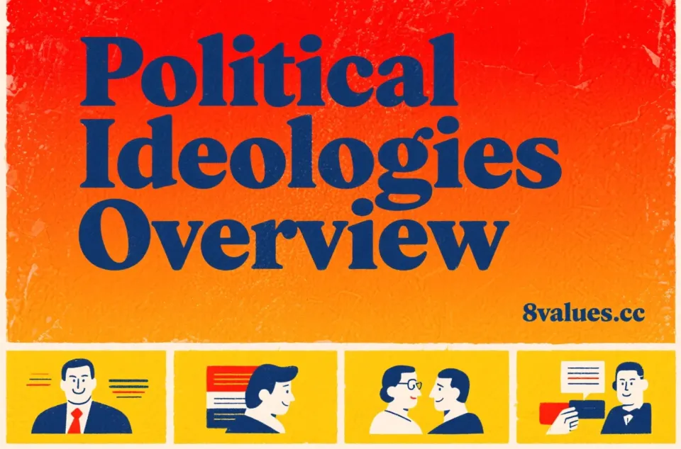 Enciclopédia do pensamento político: como encontrar sua posição política? Um guia ideológico abrangente