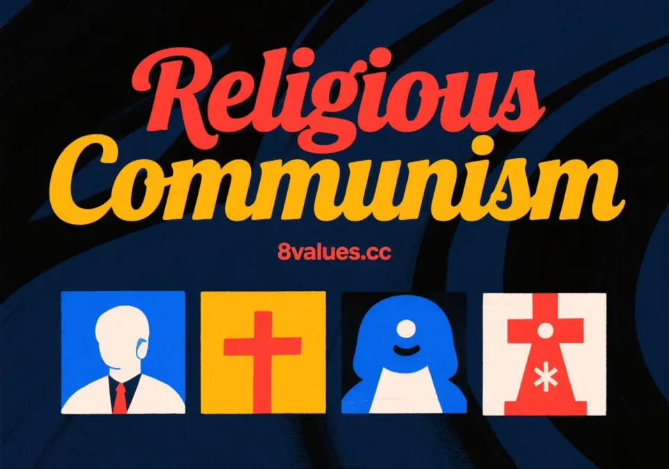 Religious Communism | 8values Interpretation of ideological ideology in political tests