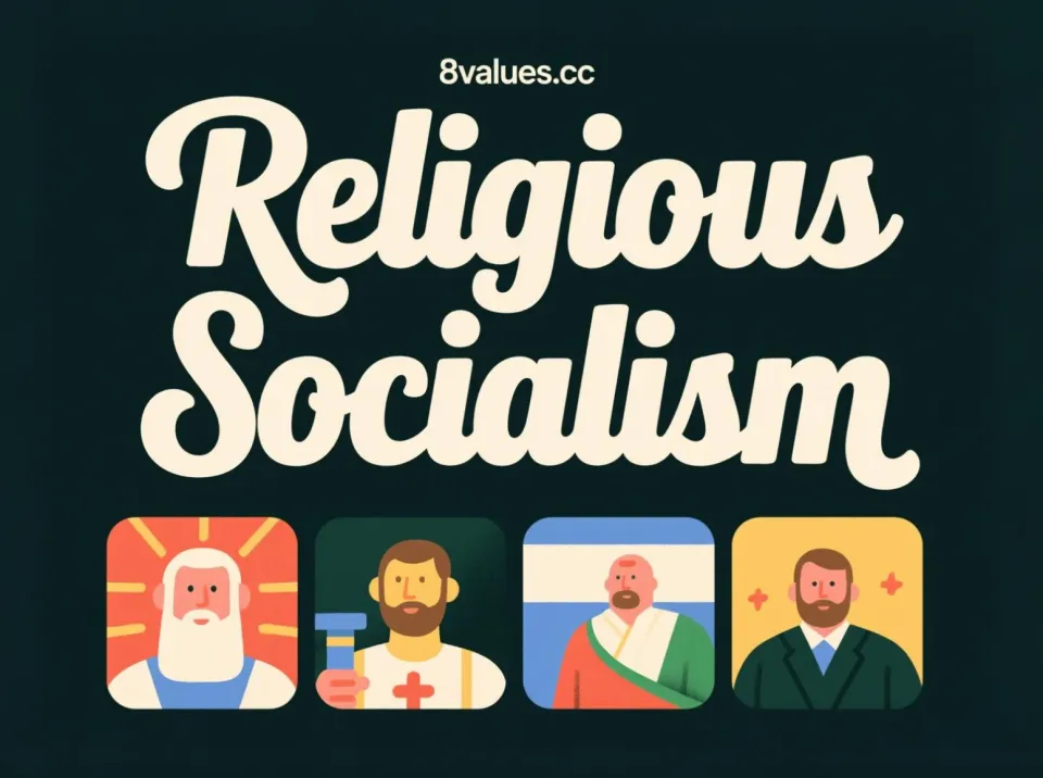Socialismo religioso | 8 Value Interpretazione dell'ideologia ideologica nei test politici