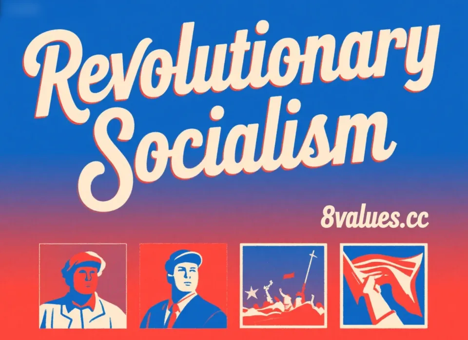 Revolutionary Socialism | 8values Interpretation of ideological ideology of political tests