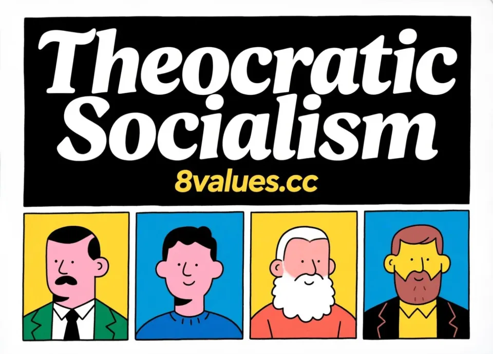 Theocratic Socialism | 8values Interpretation of ideological ideology in political tests