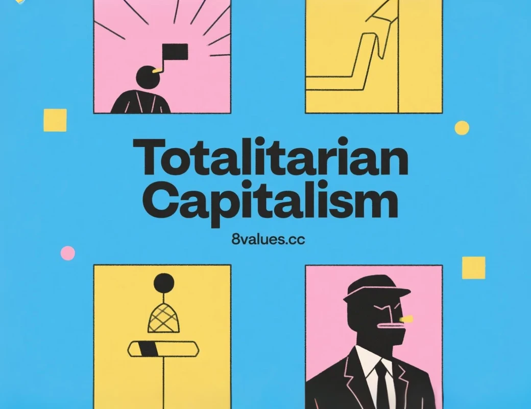 Totalitarian Capitalism | 8values Interpretation of ideological ideology of political tests